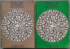 Storia del Pensiero Filosofico Ludovico Geymonat Volumi 2+3 Garzanti 1972