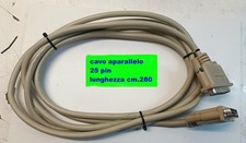 Cavo parallelo pin - 25, maschio