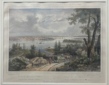 ORIGINALE antica litografia