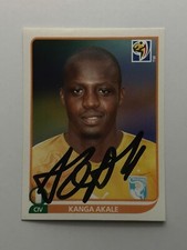 KANGA AKALE #533-Panini World Cup GERMANIA 2006-COSTA D'AVORIO-FIRMATO-AJ Auxerre