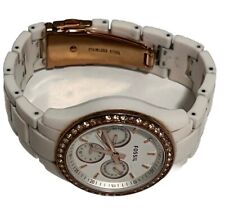 OROLOGIO FOSSIL DONNA STELLA  ES 1967 BIANCO anno 2008 -NO Scatola originale