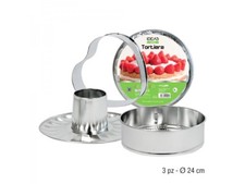 Set 3 Teglie Tortiere Forme