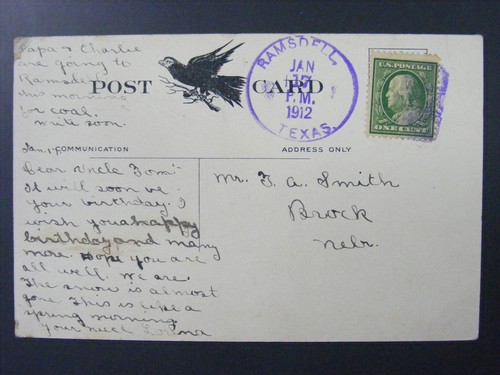 Cartolina ramsdell texas - cartolina,
