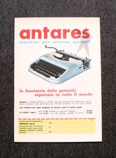 M153- Advertising Pubblicità -1960- ANTARES MACCHINE PER SCRIVERE