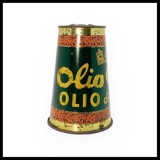 1960ca * Coperchio Pubblicitario in Latta "Olio Carli, Olio di Oliva - F.lli Car