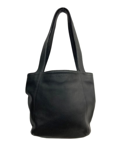 Coach black leather - black, tote