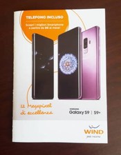 Catalogo WIND smartphone 20218 dépliant brochure cellulari SAMSUNG GALAXY S9 S9+