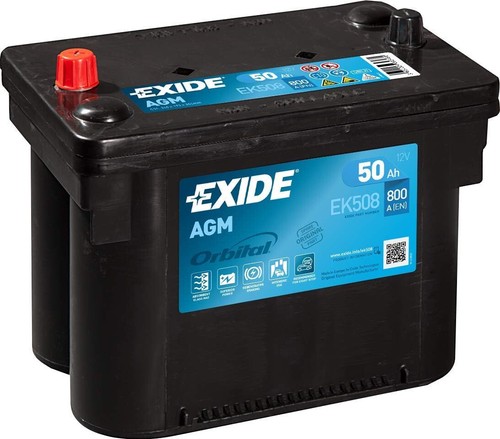 Batteria exide ek508 12v - 12v, 50ah