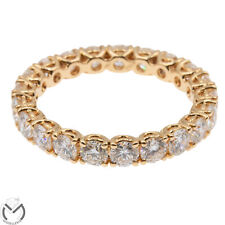 Anello in oro rosa 18 Kt 750 veretta giro diamanti 2,70 ct -39/VV-