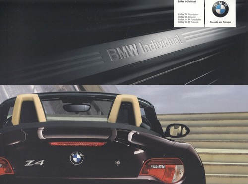 Bmw roadster e85 depliant - e85,