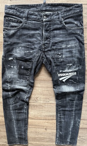 Jeans biker dsquared2 - jeans, stampato