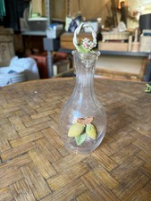 BOTTIGLIA DECORATA VETRO