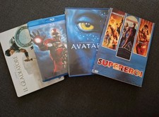 Lotto DVD Film Azione - Il Gladiatore, Avatar, Ironman 2