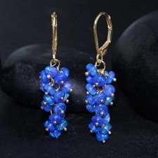 Opale etiope blu uva pietre