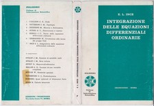 E. L. Ince, Integrazione delle