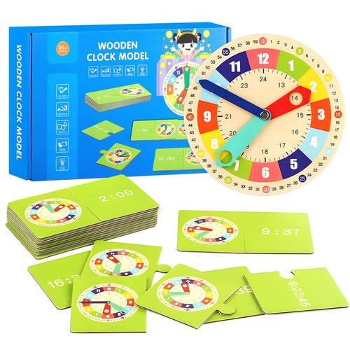 Orologio didattico legno - didattico,