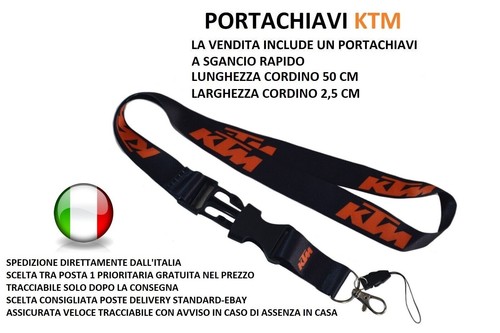 Portachiavi ktm cordino porta - portachiavi,