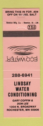 Copertina matchbook lindsay - matchbook,
