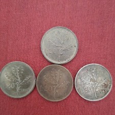 Lotto 4 monete repubblica