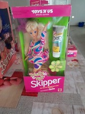 1991 Skipper Totally Hair Barbie Super Chioma Gel hawaiian superstar pretty