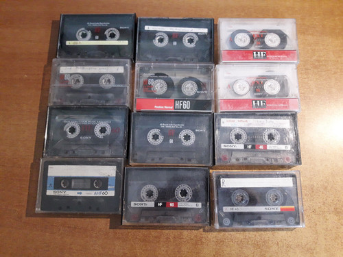 12x musicassette miste - 12x, usate
