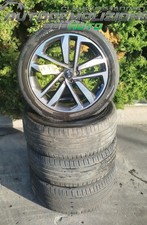 4 CERCHI IN LEGA KIA SPORTAGE DA 19 CON PNEUMATICI 245 45 19 USATO ORIGINALE