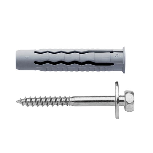 Tassello nylon con vite - gl,