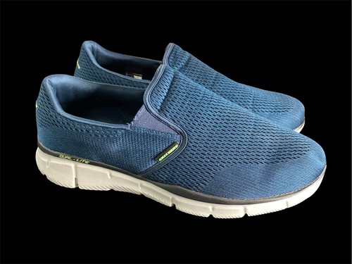 Scarpe slip skechers blu - on,