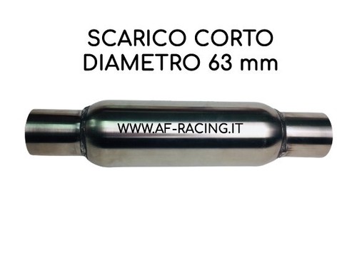 Silenziatore centrale corto - silenziatore,