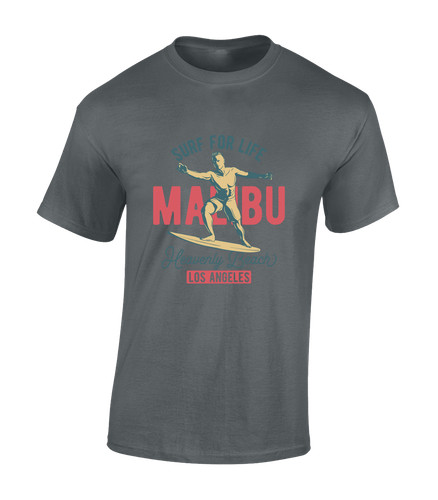 Surf for life malibu - surf, shirt