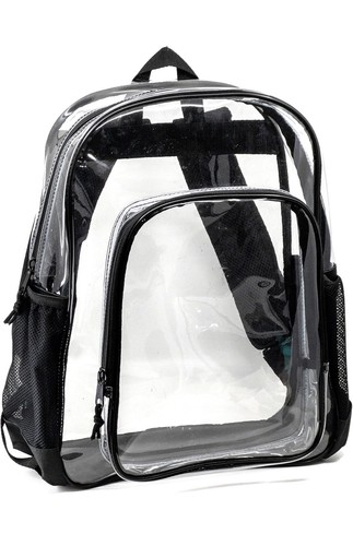 Zaino trasparente - trasparente, 16,5"