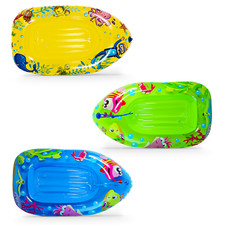 JILONG PISCINA GONFIABILE VITA MARINA ACQUA BAMBINI LETTINO SPIAGGIA GALLEGGIANTE BARCA 2 COLORI