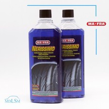 MAFRA NERISSIMO PULISCE LUCIDA RAVVIVA PNEUMATICO NERO GOMME LIQUIDO 1L H0772 X2