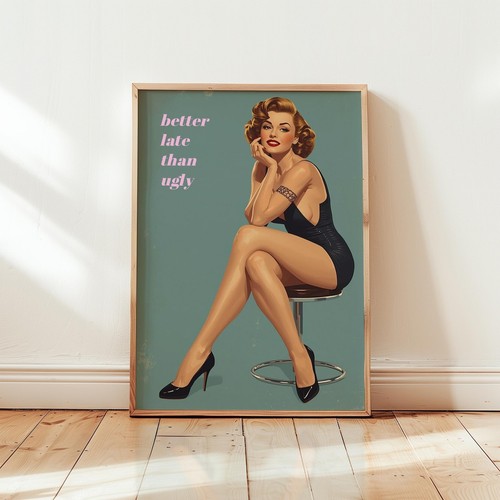 Poster pin vintage retro - vintage,