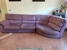 divano angolare usato lilla