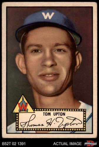 1952 topps tom upton - 1952,