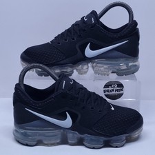 Nike Air Max VaporMax - taglia UK 3,5 - scarpe da ginnastica nere bianche scarpe junior sneakers