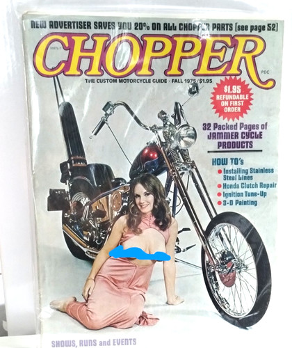 Chopper the custom motorcycle - the,