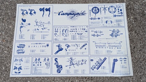 Poster componenti bici - poster,