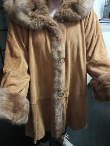 Pelliccia vera cappotto - pelliccia, ,