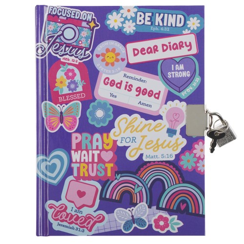 Secret diary with lock keys - with, lock/keys