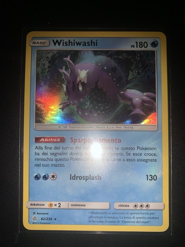 Pokemon carta wishiwashi - ,