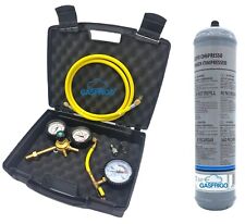 KIT AZOTO "COMBO" RIDUTTORE DI PRESSIONE PROVA TENUTA IMPIANTO CONDIZIONAMENTO