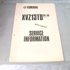 Per Yamaha xvz 13 td manuale informazioni officina supplemento service manual