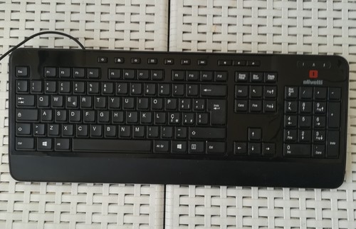 Tastiera olivetti nera usb - nera,