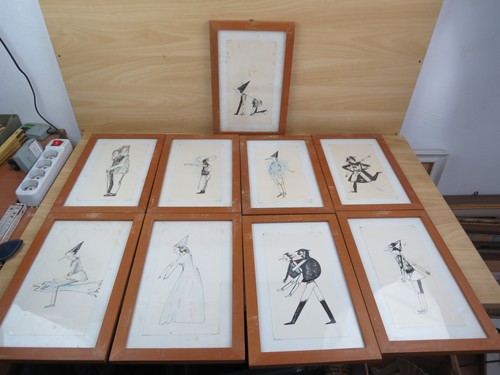 Lotto quadretti disegni - lotto, 9