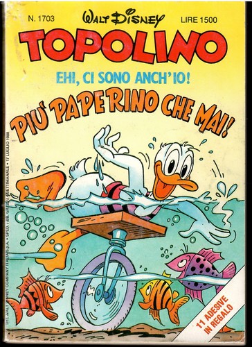 Topolino 1703 del 17 - del, luglio