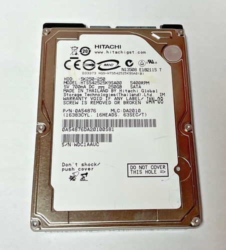 Hard disk 250gb - hitachi, sata