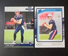 (2) Drake Maye RC 2024 Donruss Retro #21 Donruss Rated Rookie #379 Patriots