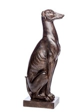 Scultura levriero 59 cm cane